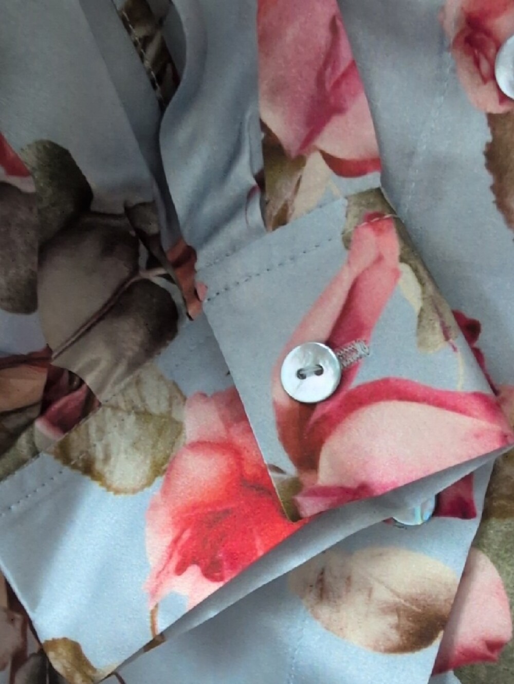 L'AGENCE Silk Tyler Shirt - SIZE S | Summer Floral Office Style - Picture 11 of 15